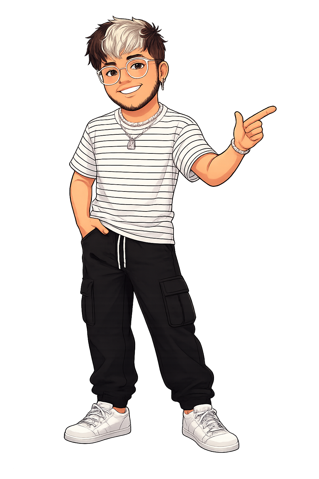 Diego Medina Full Body Cartoon